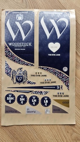 Woodstock embossed cricket bat - woodstock,