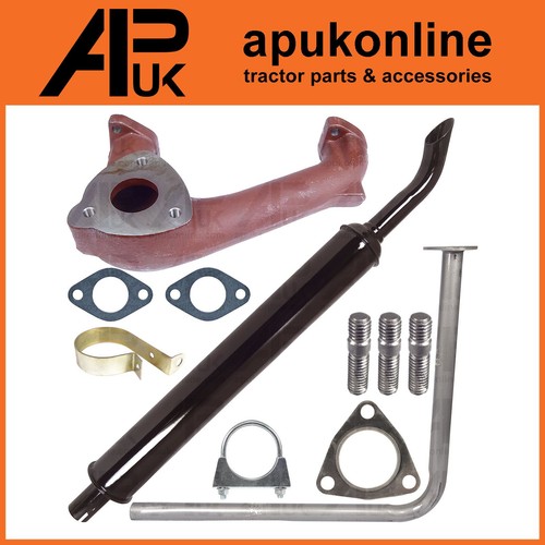 Downswept exhaust kit black - downswept,