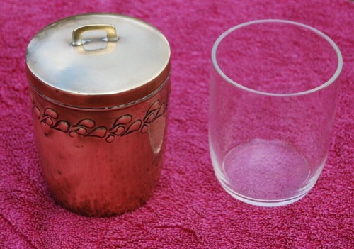 Brass honey pot jam - brass,