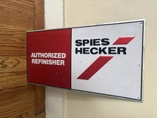 Spies Hecker Authorized Refinisher Automotive Paint Sign