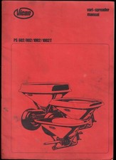 VICON VARL SPREADER MANUAL