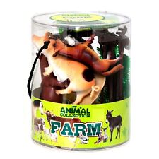 CHILDRENS TOY FARM ANIMALS SET COWS HORSES ETC ANIMAL SET