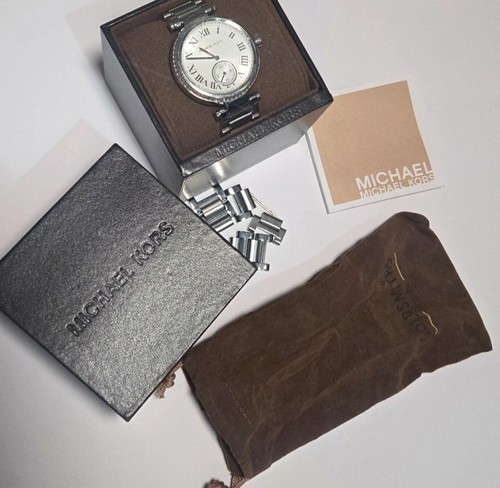 Michael kors silver look watch - kors,