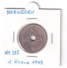 Norway - 1 Crown 1949