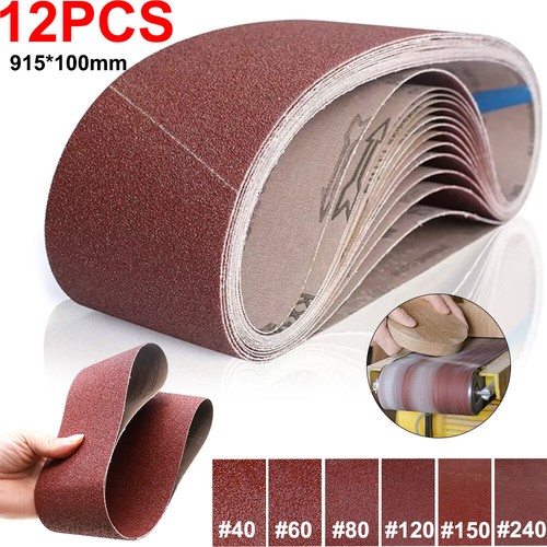 12pc 100x915mm sanding belts - sanding,