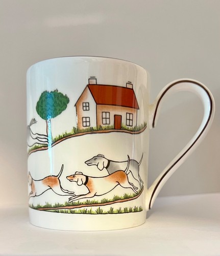 Wedgwood hunting scene mug - hunting,