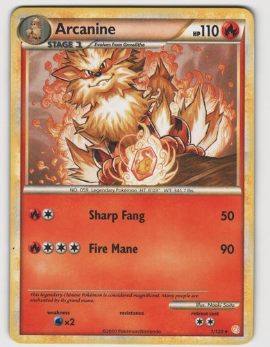 Arcanine heartgold - (heartgold, &