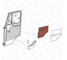 RIGHT DOOR PANEL FITS IVECO 190 TURBOSTAR OE 4851351 COVIND 194/12