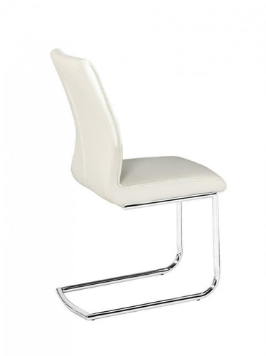 White leather dining - leather, chairs