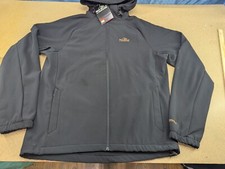Bear Grylls Craghoppers Jacket Mens Size L Hooded Outdoor Black Softshell