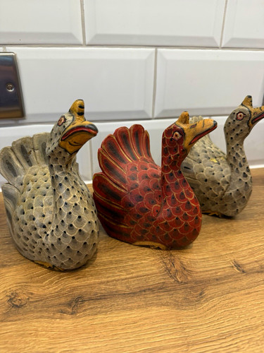 Vintage hand carved - vintage, wooden