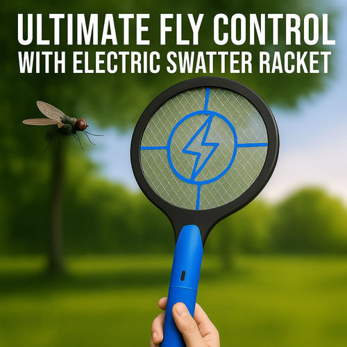 Bug zapper racket fly swatter - bug,