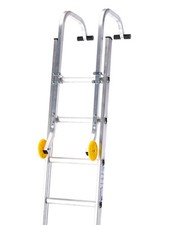 Ladder Roof Hook & Wheels - Convert Your Ladder to a Roof Ladder