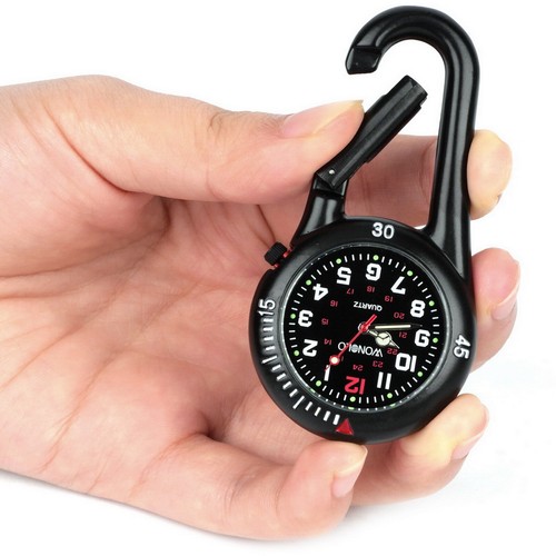 Fob watch clip carabiner - watch, clip-on