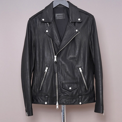 All saints leather jacket - all, mens