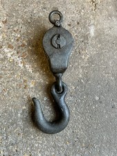 Old Vintage Rope Pully With