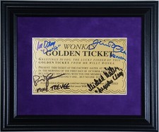 Willy wonka golden ticket - golden,