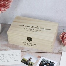 Personalised Wooden Wedding