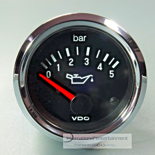 Vdo oil pressure instrument - pressure,
