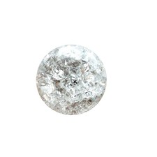 3/4/5/6cm Crystal Sphere Ball Ice Cracked Glass Solid Ball for Decoration, Clear