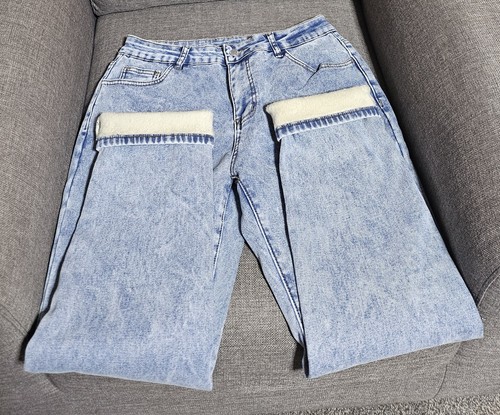 Ladies fleece lined denim - fleece,