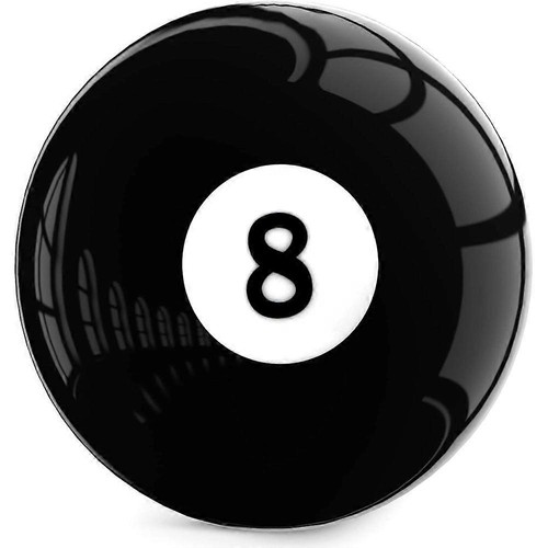 Black ball for pool set - black,
