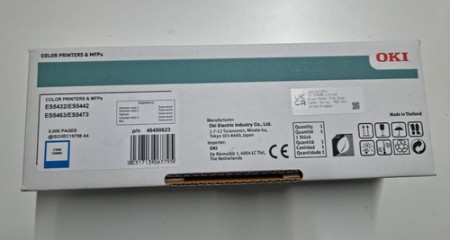 Genuine oki 46490623 cyan - oki,