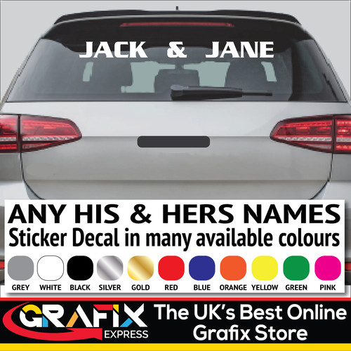 Custom his her any names - custom,
