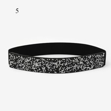 Women's Full Diamante Rhinestone Belt Wide Stretch Waist Ladies Dress Waistband❤