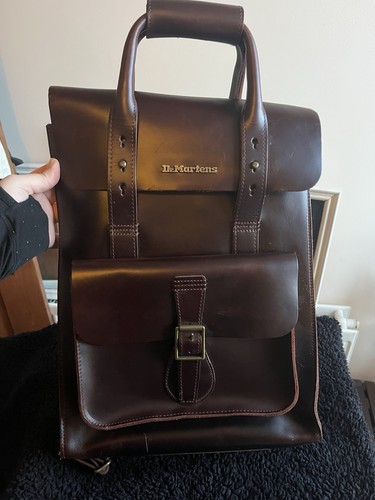 Martens leather backpack - leather,