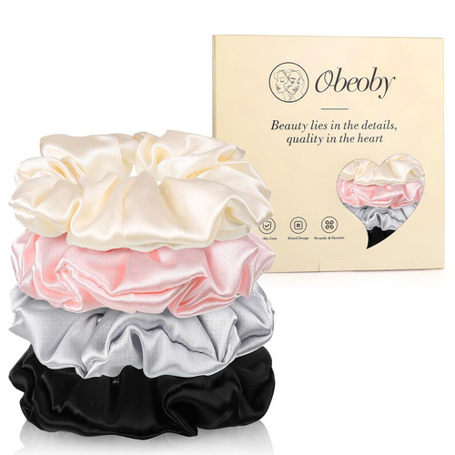 Mulberry silk scrunchies 4 - scrunchies,,