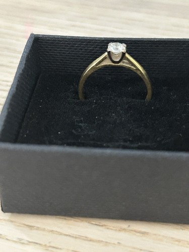 Round brilliant solitaire - , h