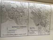 VINTAGE SEA CHART / NAUTICAL MAP 1961 - Blyth And Berwick    - To Frame?