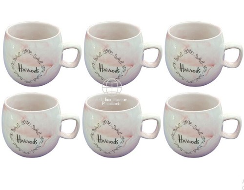 Pink harrods coffee mugs tea - pink,