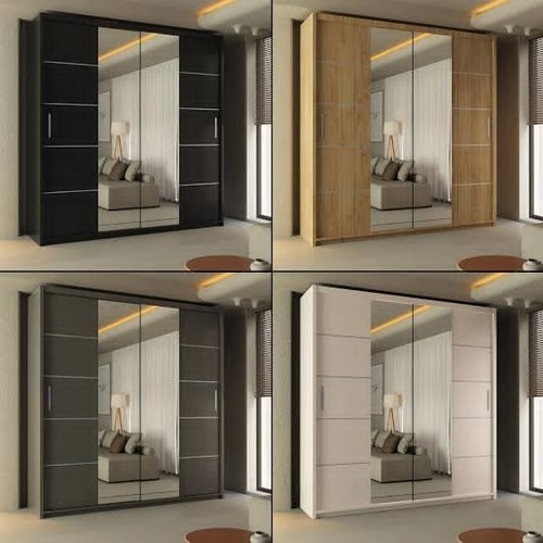 Oslo sliding door mirrored - oslo,