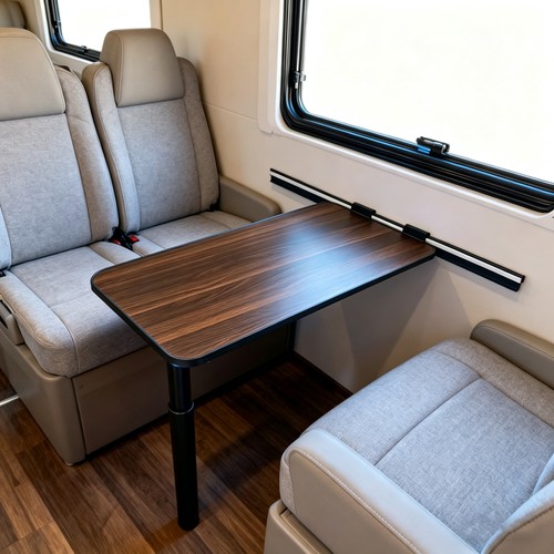 Campervan folding table - campervan, w/