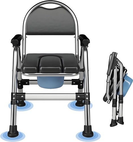 Folding commode chair adults - commode,