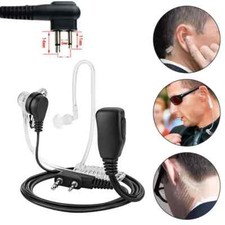 Earpiece for Motorola DP1400 GP300 CP040 Air Acoustic Tube 2 PIN Covert Earpods.