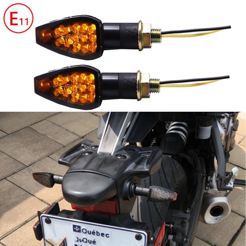Universal motorcycle amber - 2x,