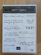 Stampin' Up! USED Happy Labels