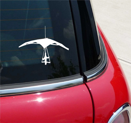 Hang glider gliding - hang,