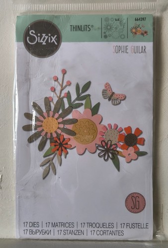 Sizzix dies bold flora - bold,