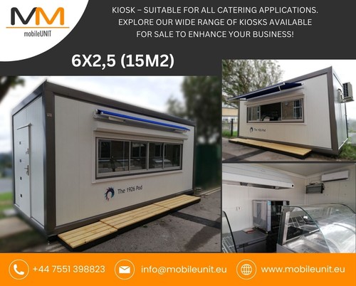 20ft 8ft catering kiosk - 8ft, –
