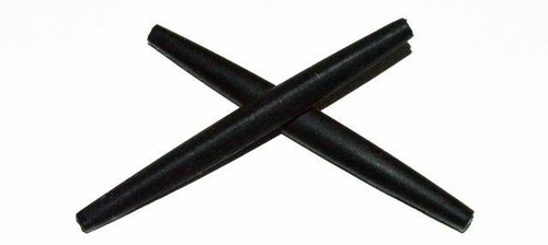 New black rubber ear - rubber,