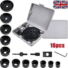 16Pcs Hole Saw Kit 19-127mm