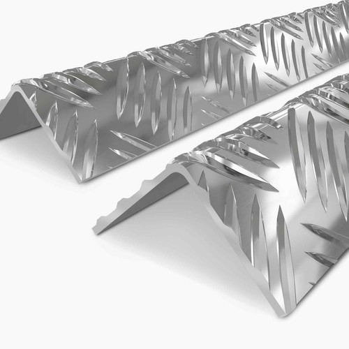 Chequer plate angle - 2.4m,