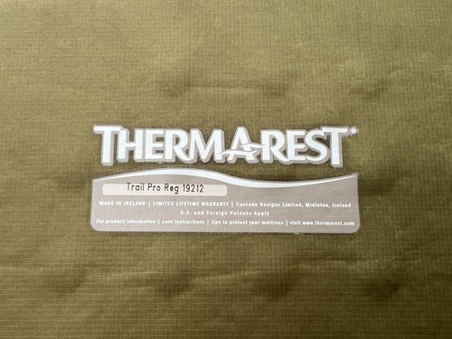 Thermarest trail pro regular - thermarest,