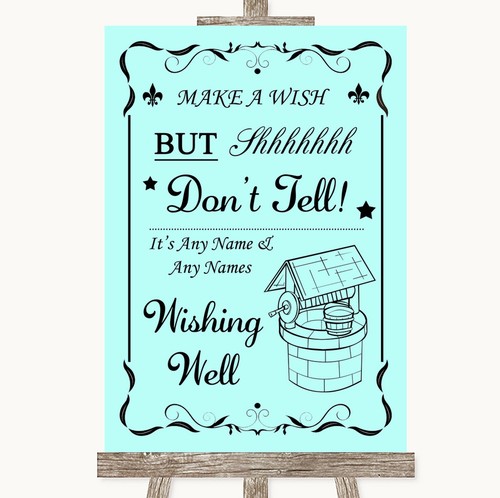 Aqua wishing well - wishing,