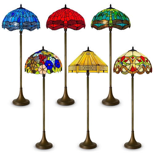 Tiffany style floor lamp - style, 16"