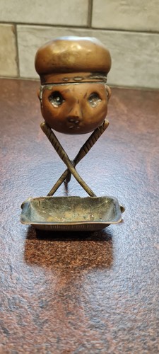 Antique golf themed vesta - golf,